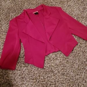EUC Red Cropped Jacket